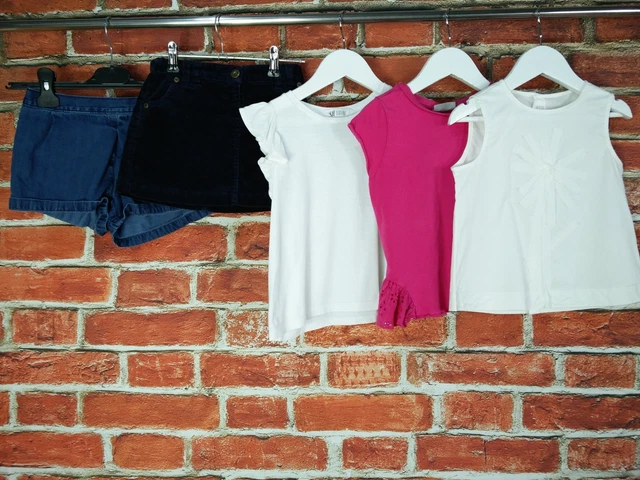 GIRLS BUNDLE AGE 4-5 YEARS JOHN LEWIS NEXT etc SKIRT SHORTS TOP T-SHIRT 110CM