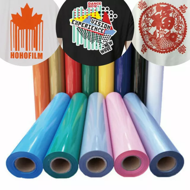 30*100cm PU Heat Transfer Vinyl Iron On T-Shirt Clothes HTV Film Hot Press DIY