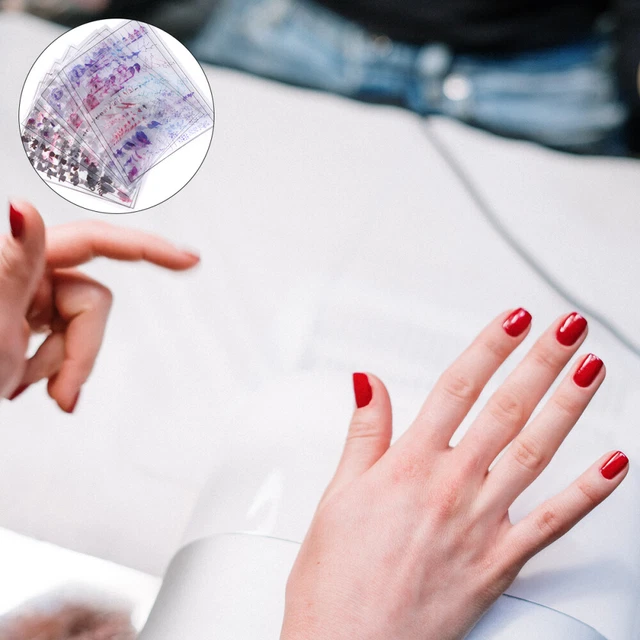 5 pegatinas para uñas Birdcage Nail Transfer Stickers calcomanías para uñas hágalo usted mismo