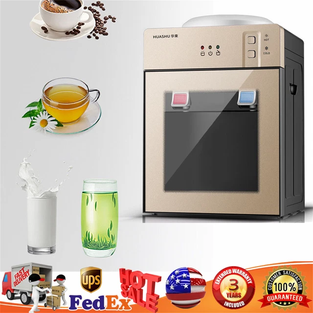 5 GALLON TOP Loading Countertop Water Cooler Dispenser Cold Hot Water