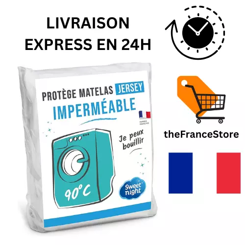 PROTÈGE MATELAS DOUX Alèse imperméable plastifié - 2 TAILLES - 1 et 2 personnes EUR 12,90 - FR