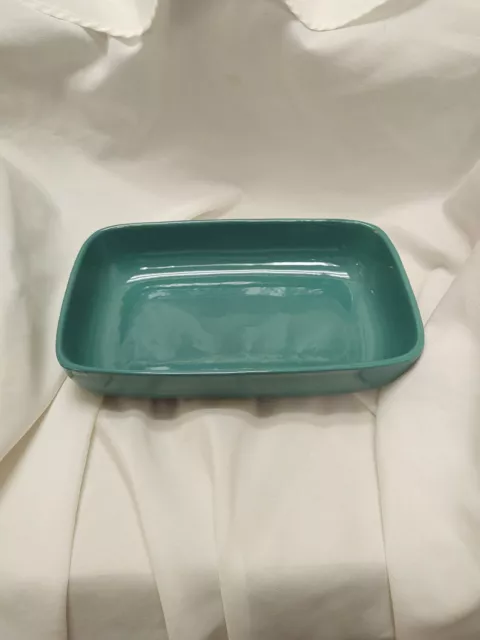 Haeger Green Rectangle Pottery Planter