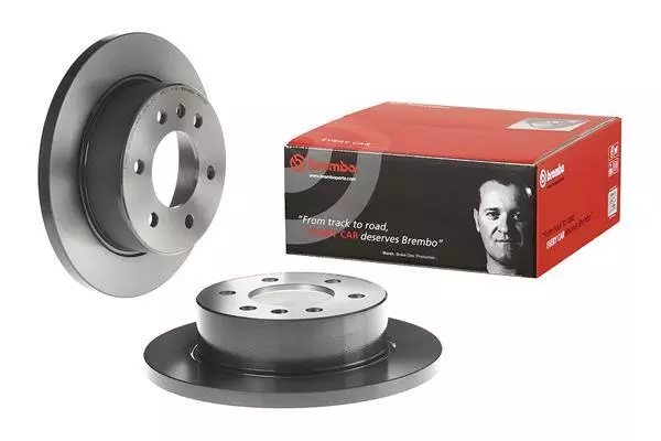 2x Brake Discs Pair Solid Rear 298mm 08.9509.11 Brembo Set 9064230012 9104230000