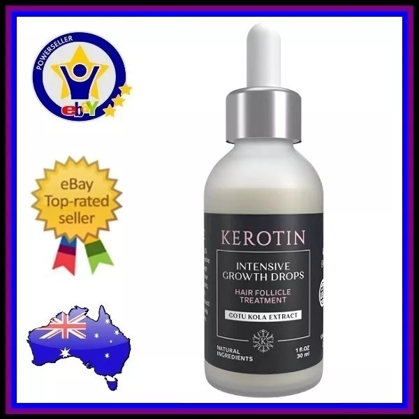 KEROTIN INTENSIVE GROWTH DROPS Hair Loss Treatment Stimulate Growth DHT Blocker