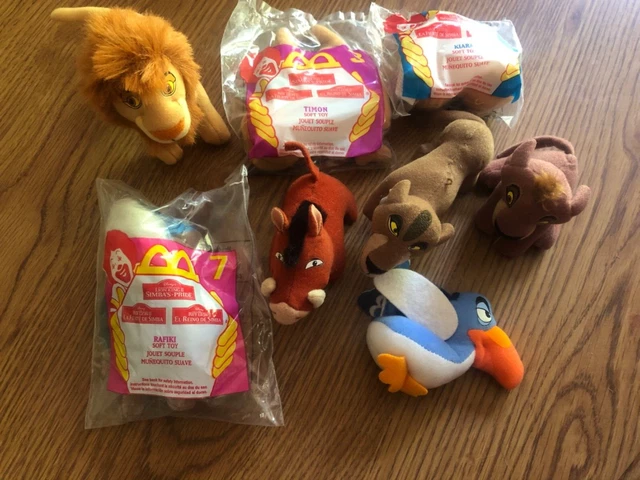McDonalds Disney Lion King 2, Simbas Pride Happy Meal Toys 1998 Complete Set McDonalds Disney Lion King 2, Simbas Pride Happy Meal Toys 1998 Complete Set