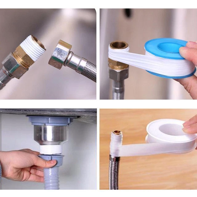 White Thread Pipe Tape Plumbers Sealing Favor Seal 7Y6T FAST N9X8