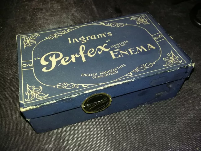 Antike Birne Klistier - Ingram's Perfex Enema - London England 2