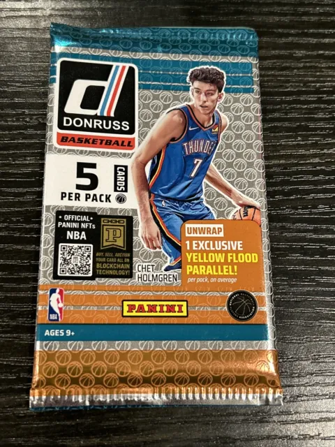 1 New Sealed NBA Pack -  2022 2023 Donruss Basketball Trading Card Pack  HITS