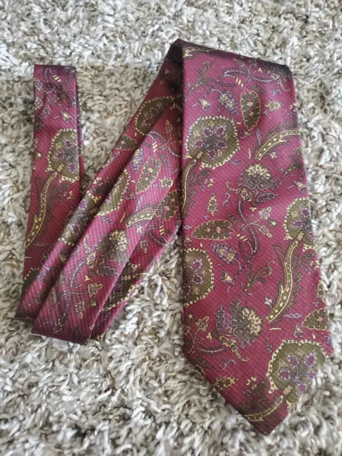 Pre-Owned VALENTINO 100% Woven Silk Men's Necktie