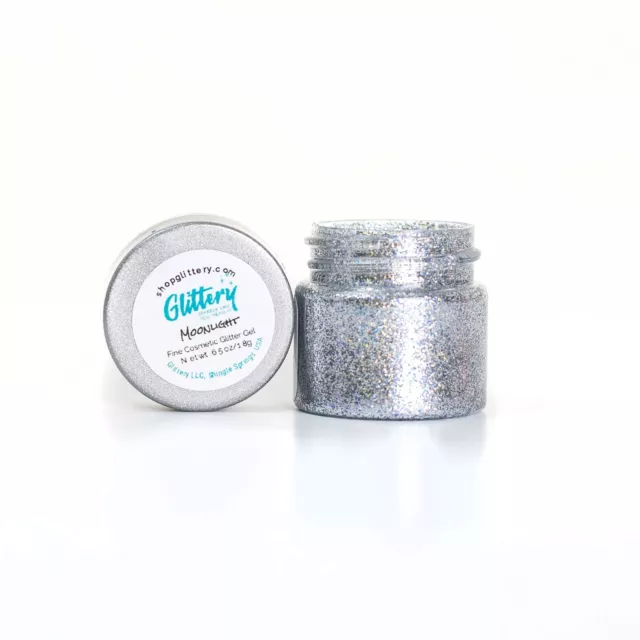 Moonlight Glittery -Fine Glitter Gel-  - Festival glitter 1oz-Face gel glitter