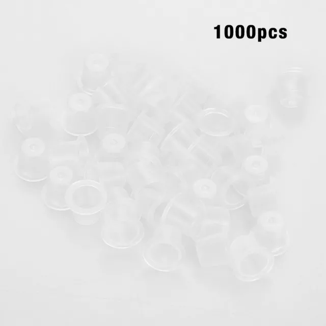 (S) Tazas de tinta para tatuajes 1000 piezas Plástico desechable Soporte de pigmento para tatuajes Tatuaje NUEVO