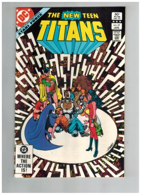 New Teen Titans 27  Atari Force Preview!   1983 VF+ DC Comic  Wolfman/Perez