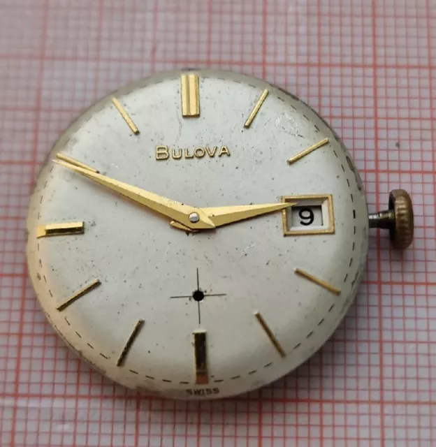 orologio bulova  Vintage uomo MOVIMENTO 11 ALD +quadrante funzionante