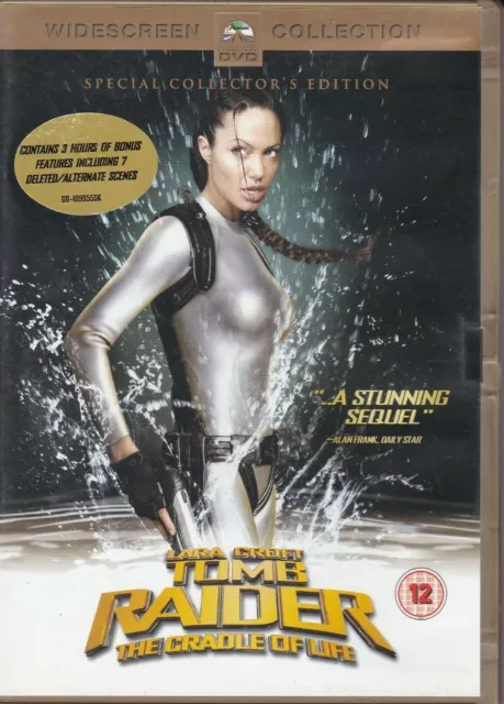 LARA CROFT TOMB RAIDER THE CRADLE OF LIFE ( Special Collector's Edition DVD )