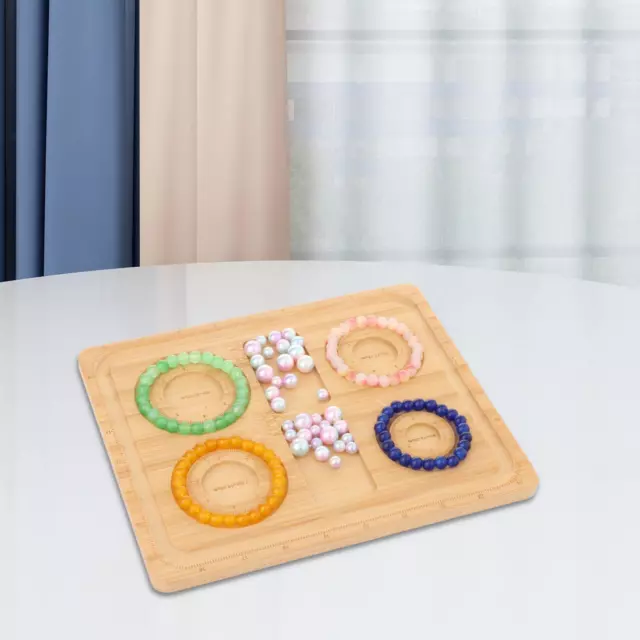 Jewelry Beading Board Portable Bead Design Tray for Necklace Bangle Bracelet