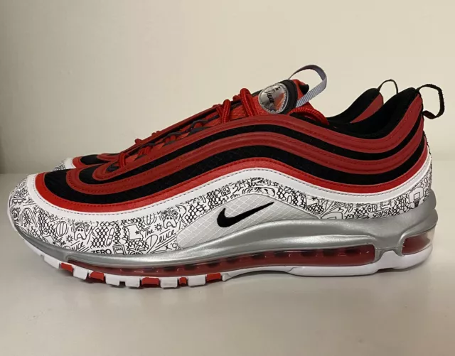 NIKE AIR MAX 97 Jayson Tatum The Deuce Red Black White Mens Sz 13  CJ9780-600 NEW $349.99 - PicClick