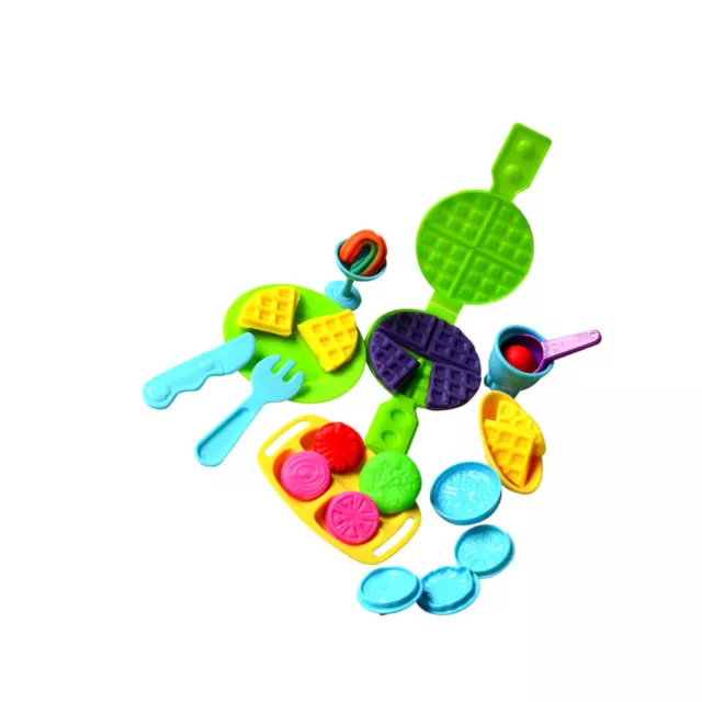 Kit de herramientas douadas de plástico para frutas de galletas para niños pequeños aula preescolar juguete