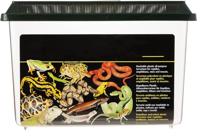 Plastic Reptile Terrarium, Large