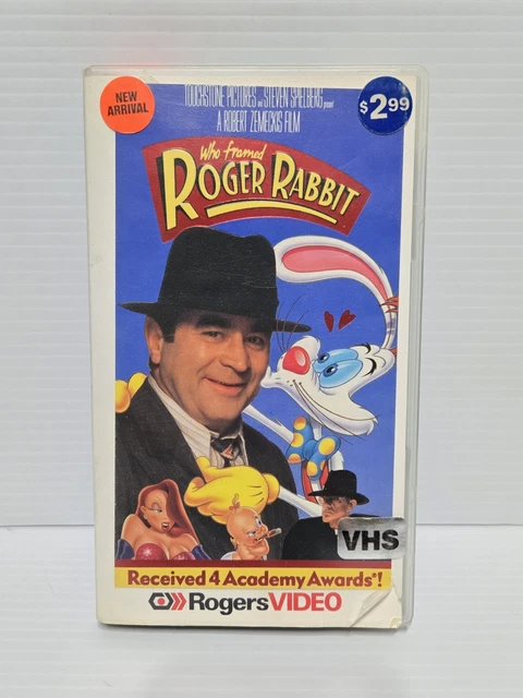 WHO FRAMED ROGER Rabbit (VHS, 1988) Bob Hoskins $29.95 - PicClick CA