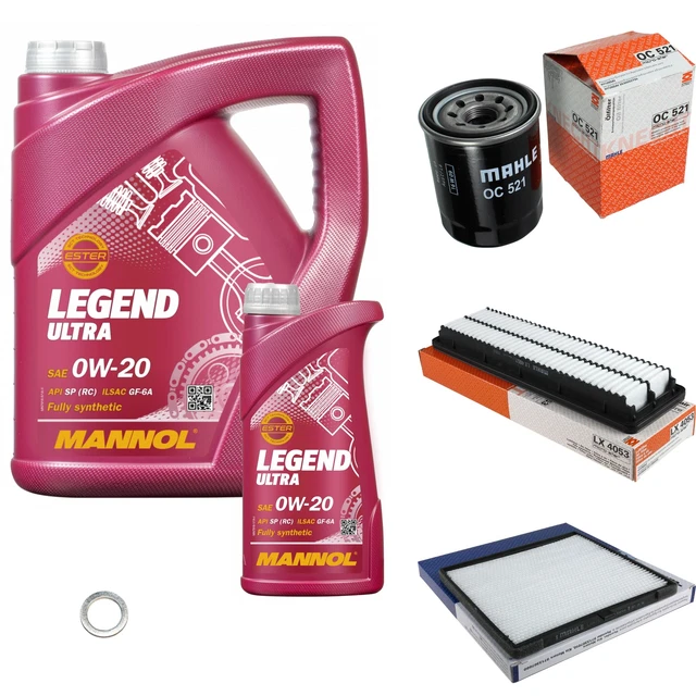 MAHLE – Set Tagliando: Filtro Olio, Filtro Aria E Filtro Abitacolo Originali – Kit Manutenzione Auto