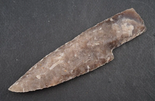 Knife Blade 5.1" Flint Spearhead Head Point Knife Blade Arrowhead B521