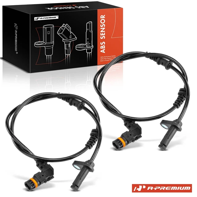 A-PREMIUM 2X FRONT Side ABS Wheel Speed Sensor for Mercedes-Benz E ...