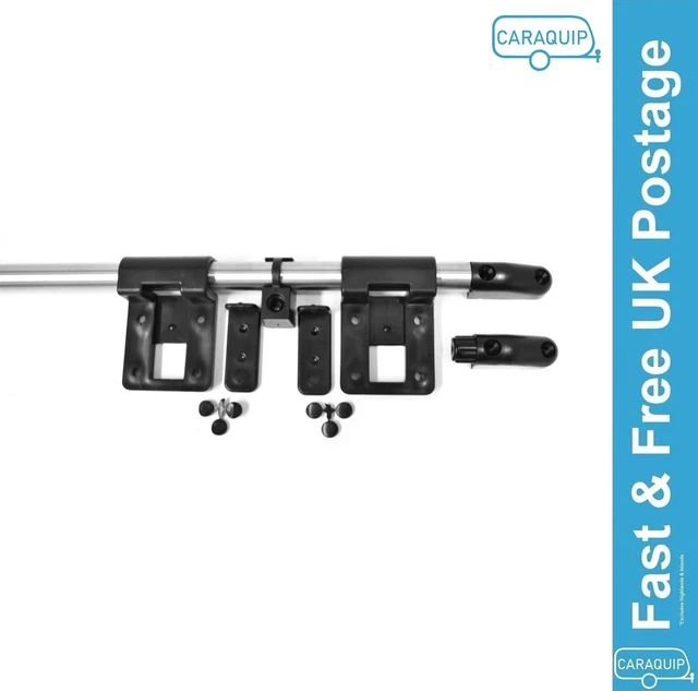 TABLE SLIDING WALL Rail Bracket System Black Caravan Motorhome VW