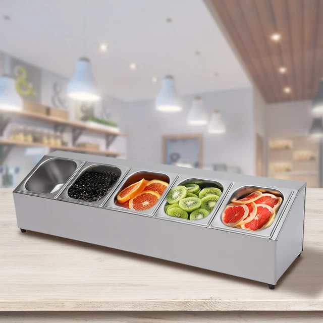 Gn Aufsatzbord Mit Gn Behältern Gastronorm-Behält Produktbild-Vorschau 2