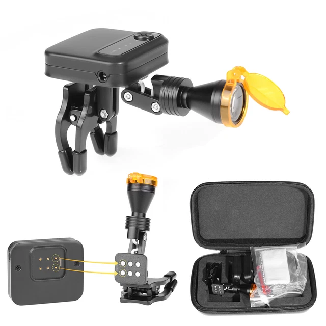 5W LED Headlight Adjustable Brightness Headlamp with Extra Batteries YF-014