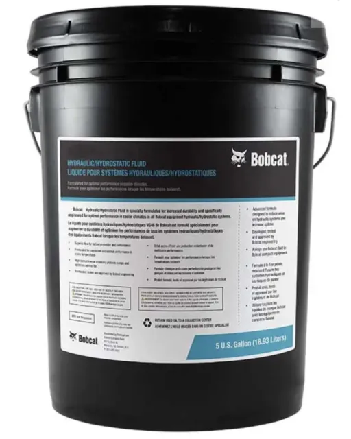 Bobcat Cool Climate Hydraulic Fluid (5 Gallon Pail)  - 7486189