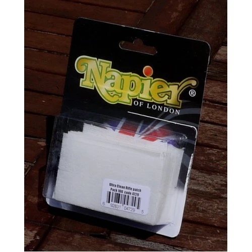 NAPIER OF LONDON Ultra Clean Rifle Patches Pack of 100 - rifle ...