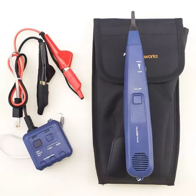 Blue Tone & Probe Kit Pro3000 Wire Test Tool for Telephone, Ethernet, Video