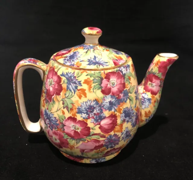Rare Vintage Royal Winton Grimwades LTD Individual Teapot Royalty 1995