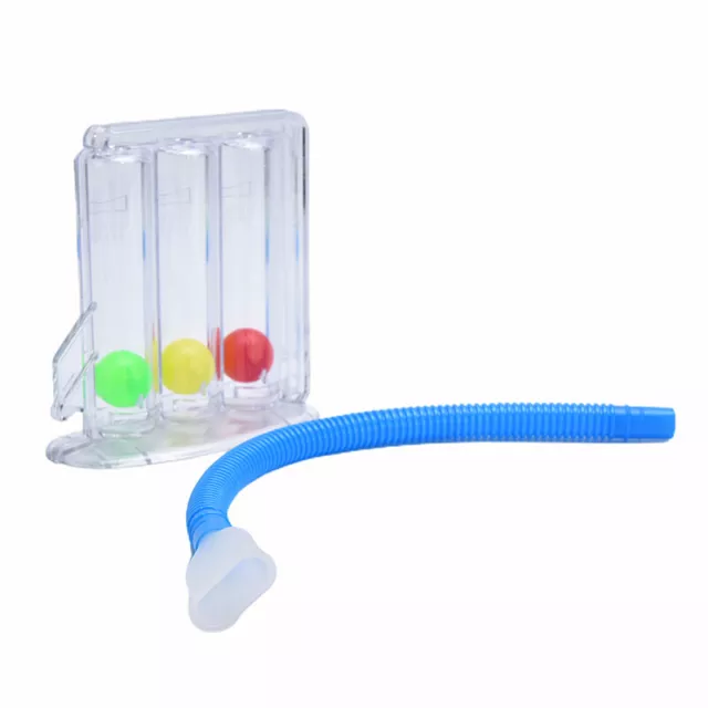 1 pieza 3 bolas ejercitador de respiración mejora de la función pulmonar entrenador respiración ZR