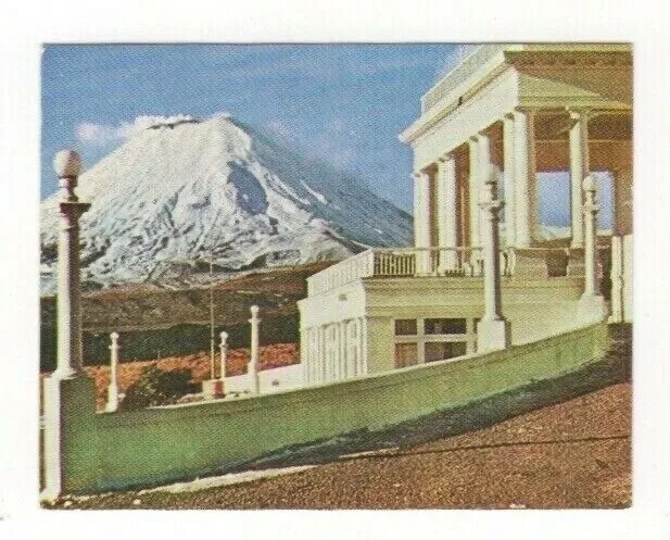 Sanitarium Views of NZ in 1974. Mt. Ngauruhoe from the Chateau