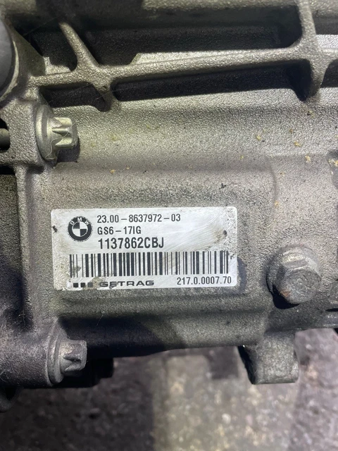 BMW B47 6-Speed Manual Gearbox Gs6-17Ig / 8637972 £187.90 - PicClick UK