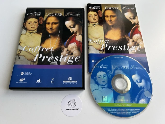 CD-ROM 'Le Grand Louvre' - Toutes Les Collections (1996) - PC Français - Bon État