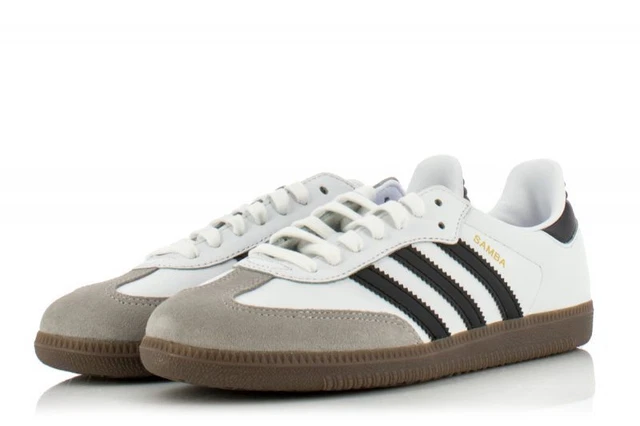 adidas samba og cloud white & core black shoes
