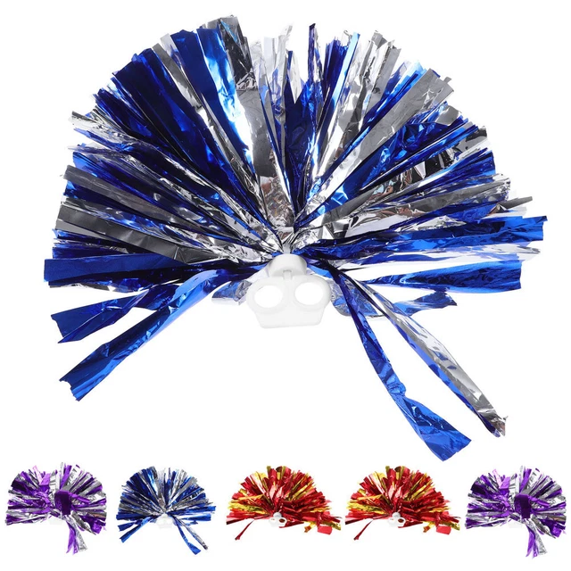 6 Pcs Cheerleading Flower Ball The Pet Cheerleader Pompoms Metallic Cheering