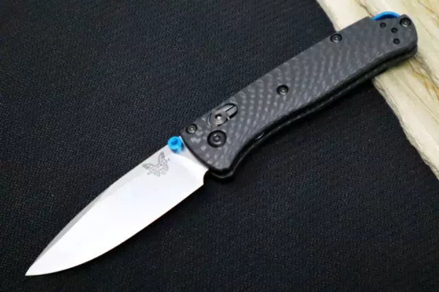 Benchmade 533-3 Mini Bugout - Carbon Fiber Handle / CPM-S90V Steel / Satin Drop
