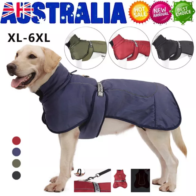 Waterproof Winter Warm Large Dog Clothes Pet Down Jacket Thicken Coat Windproof