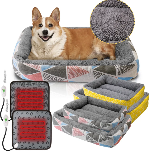 Pet Calming Bed Dog Cat Sleeping Kennel Puppy Super Soft Mat Pad Warm Nest