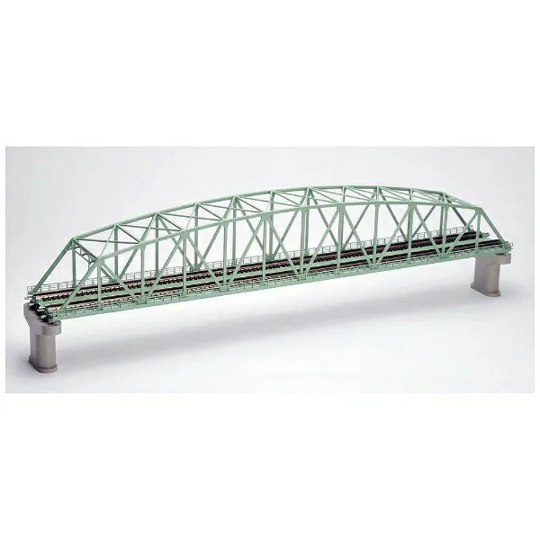 TOMIX N gauge 3222 double track song chord large truss iron bridge F/S GREEN