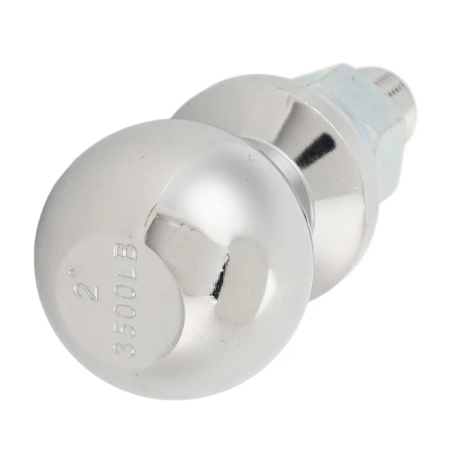 Boule D'Attelage Remorque 1-7/8" - Capacité 2000 Lbs - Acier Chromé - Pour VTT Et Tracteurs