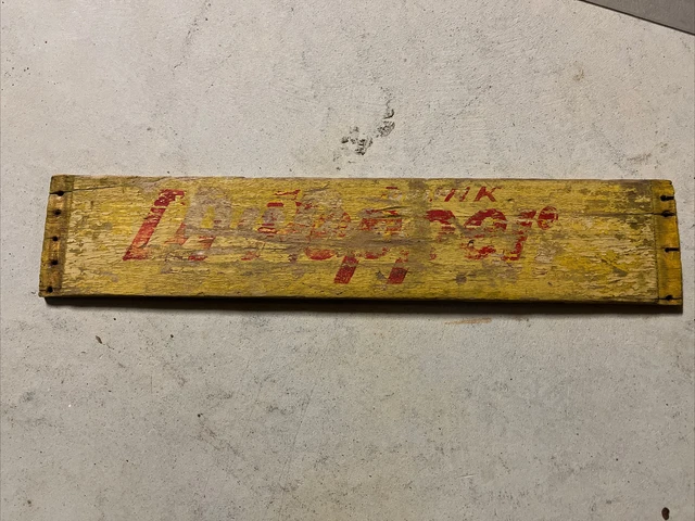 Dr Pepper Wood Crate Sign Vintage Soda Advertisement Charleston SC Double Sided