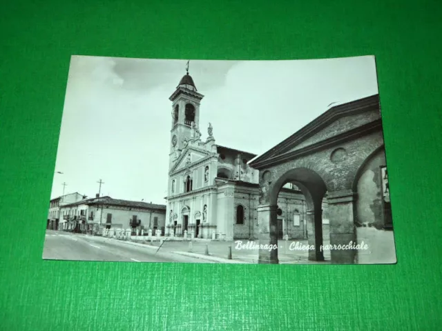 Cartolina Bellinzago Novarese - Chiesa parrocchiale 1966