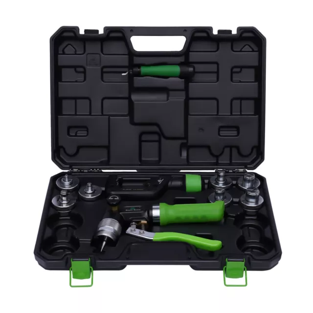 HVAC Hydraulic Expander 3/8"-1-1/8" Swaging Tool Set for Copper Tubing Expanding
