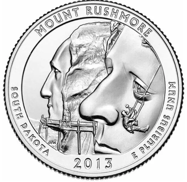 2013 D Mount Rushmore America the Beautiful Quarter Uncirculated US Mint