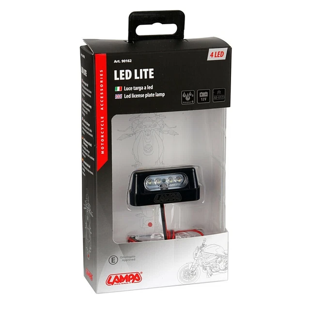 Luce targa led moto + cablaggio ducati