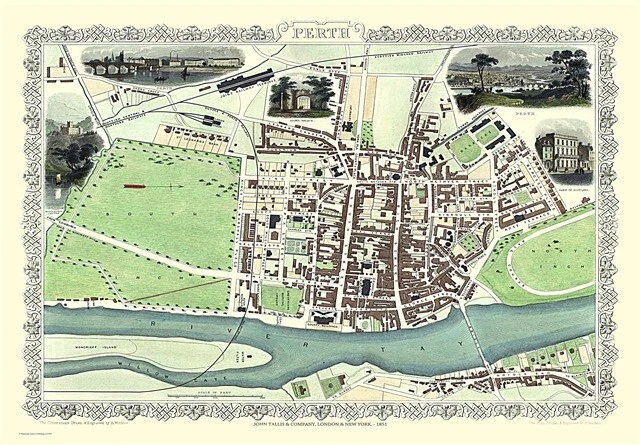 Old Map of Edinburgh, Scotland in 1851 by Tallis & Rapkin - The Unique Maps Co Old Map of Edinburgh, Scotland in 1851 by Tallis & Rapkin - The Unique Maps Co